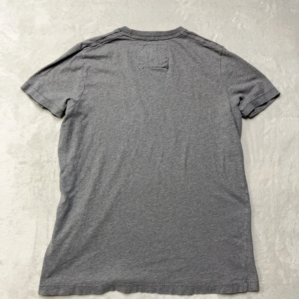 Y2K Abercrombie & Fitch Muscle T-Shirt Mens 2XL Single Stitch Raised Velvet Logo